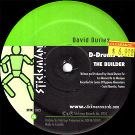 David Duriez : D-Drums EP (12", EP)