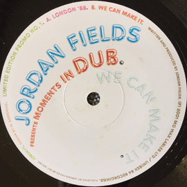 Jordan Fields : Moments In Dub (12", Ltd, Promo)