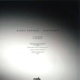 Alexis Raphael : Shutdown (12")