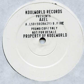 Axel : LSD (So Crazy) (12", Promo, Sta)